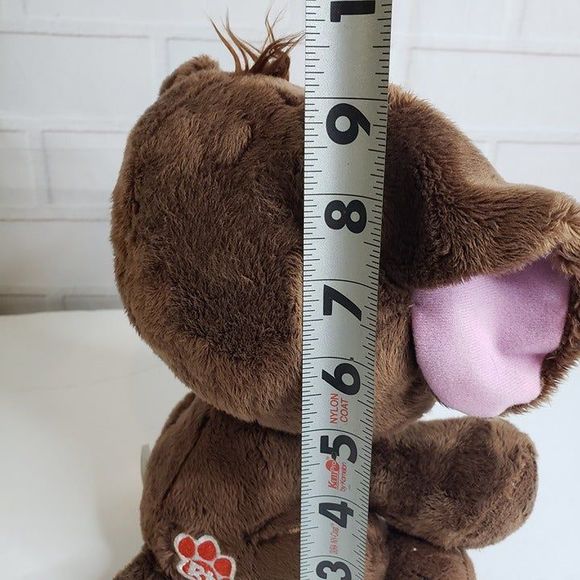 Little Tikes Rescue Tales Sitting Brown Dog 9" Plush Stuffed Chocolate Lab Toy - Picture 10 of 10